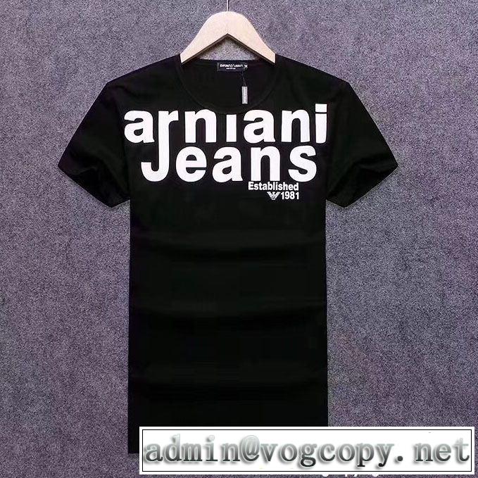 芸能人愛用 3色可選 アルマーニ ARMANI 半袖Tシャツ 話題の新作到着！