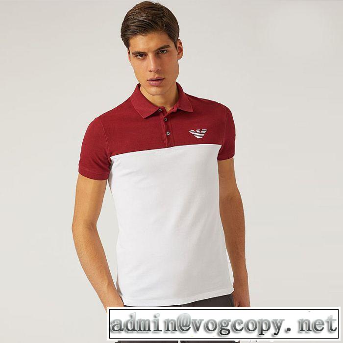  最近人気一番！2018新品入荷  2色可選 アルマーニ ARMANI 半袖Tシャツ 激安特売中