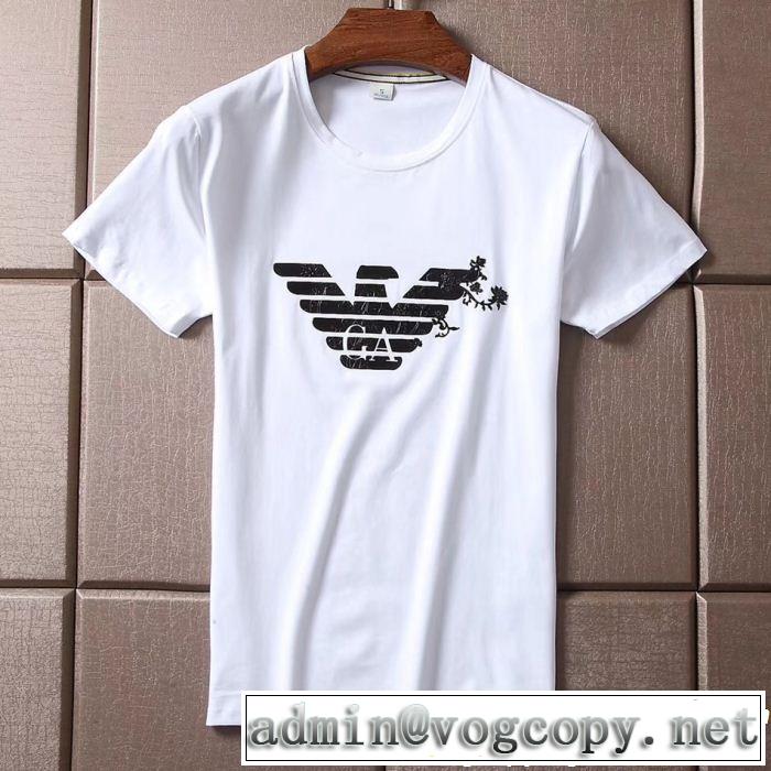 アルマーニ半袖/Tシャツ個性的なモデル ARMANI 優しいフィット感 2色可選