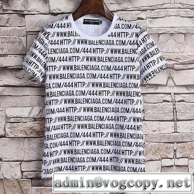 2018春夏新作 目前の注目ブランド 半袖Tシャツ バレンシアガ BALENCIAGA 快適な着心地 3色可選