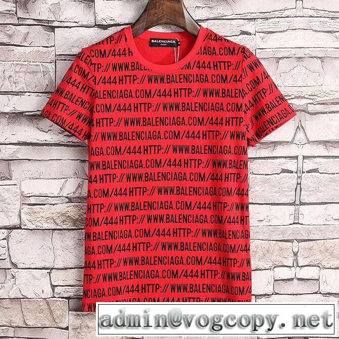 2018春夏新作 目前の注目ブランド 半袖Tシャツ バレンシアガ BALENCIAGA 快適な着心地 3色可選