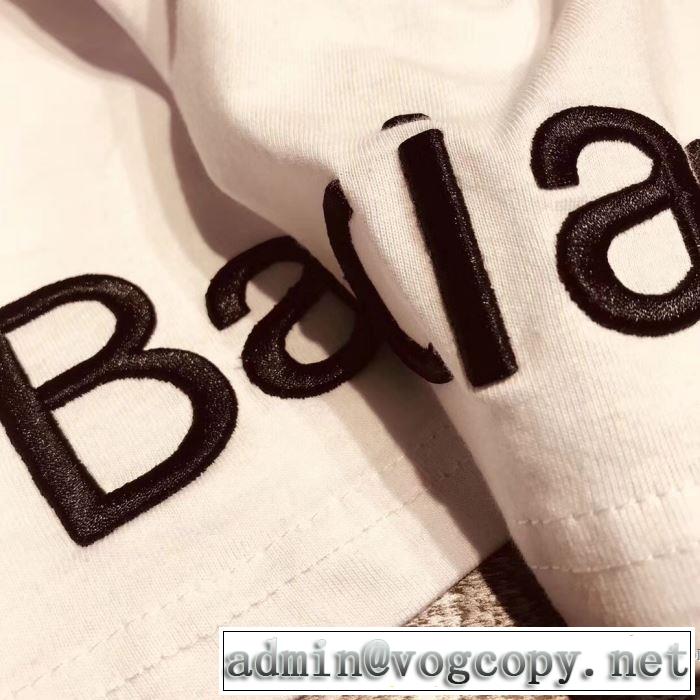 肌に馴染みやすい 2018春夏新作 超定番人気 半袖Tシャツ 2色可選 バレンシアガ BALENCIAGA