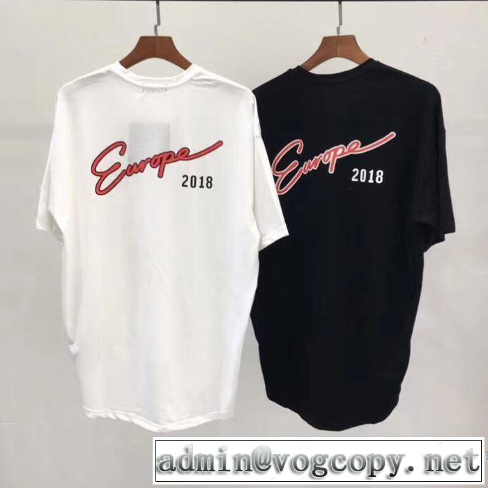 半袖Tシャツ バレンシアガ BALENCIAGA 2色可選 乾きやすい 2018春夏新作 個性的なモデル
