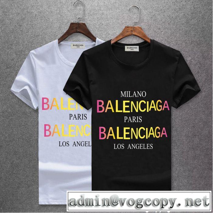  稀少*入手困難 バレンシアガ BALENCIAGA 半袖Tシャツ 2018人気の主流アイテム 2色可選