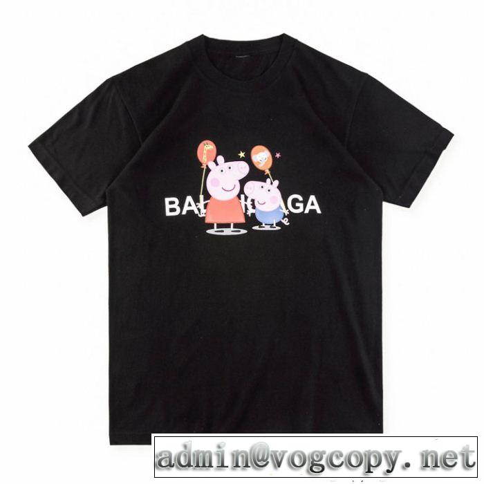 今季新作登場 半袖Tシャツ 超目玉新作 バレンシアガ BALENCIAGA  2色可選 超人気美品