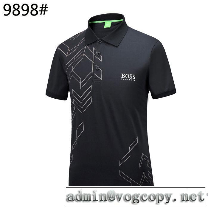2018春夏新作 大胆なデザイン ヒューゴボス HUGO BOSS 柔らかい手触り 半袖Tシャツ 3色可選