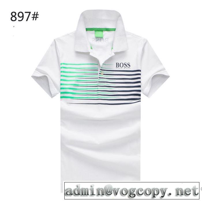 数量限定再入荷 ヒューゴボス HUGO BOSS 2018春夏新作 半袖Tシャツ 4色可選 収縮性のある