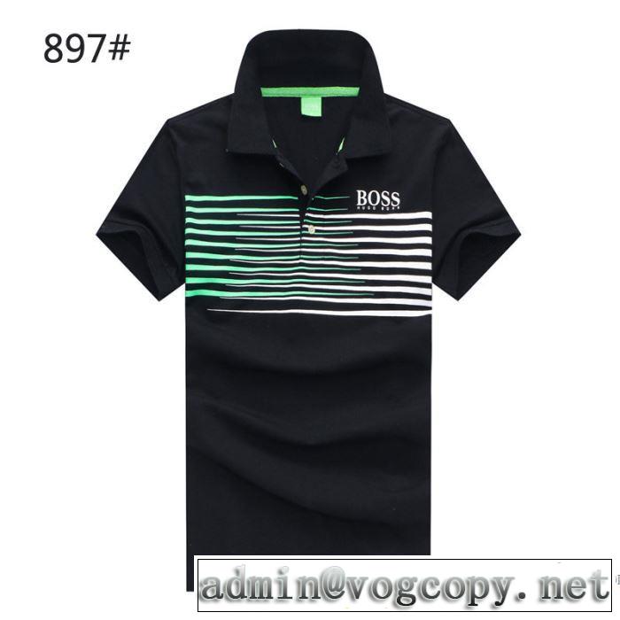 数量限定再入荷 ヒューゴボス HUGO BOSS 2018春夏新作 半袖Tシャツ 4色可選 収縮性のある