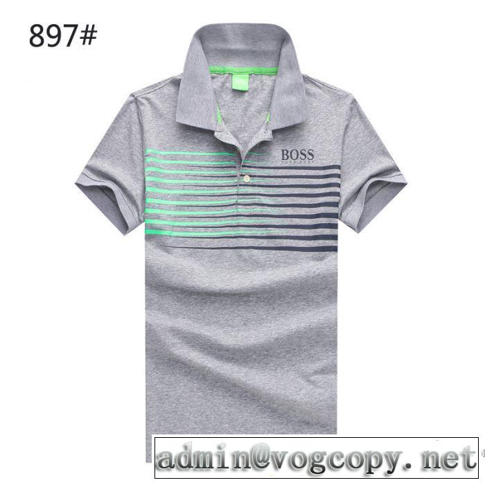 数量限定再入荷 ヒューゴボス HUGO BOSS 2018春夏新作 半袖Tシャツ 4色可選 収縮性のある