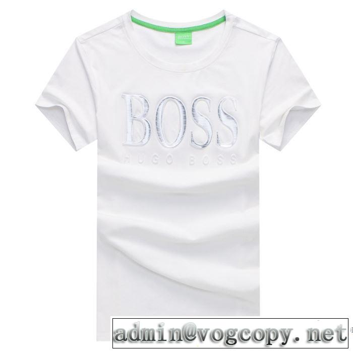 ヒューゴボス HUGO BOSS 2018夏の定番新品到来! 半袖Tシャツ 3色可選  着回し度抜群