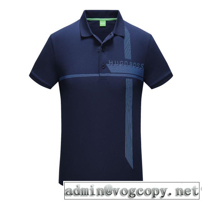 自然な肌触り ヒューゴボス HUGO BOSS 半袖Tシャツ 3色可選 オシャレを満喫できる 2018春夏新作