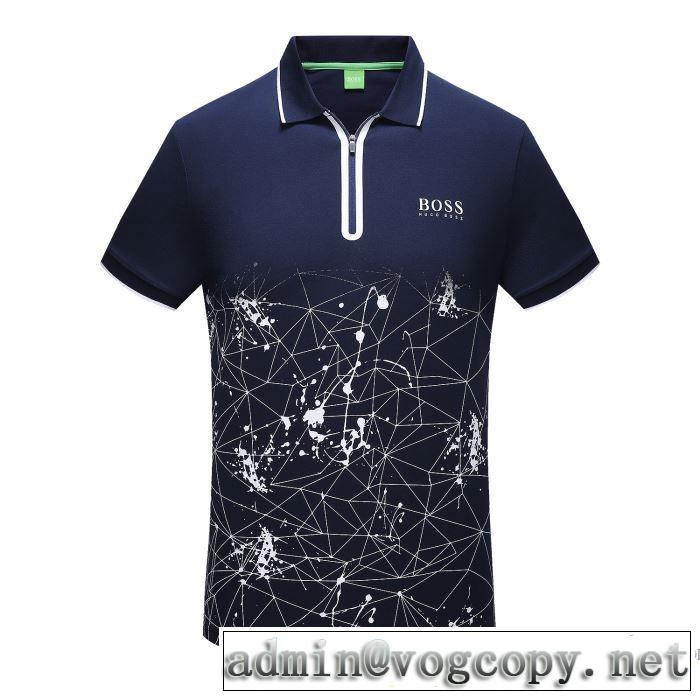  3色可選 肌に馴染みやすい 2018春夏新作 ヒューゴボス HUGO BOSS 半袖Tシャツ 超お買い得