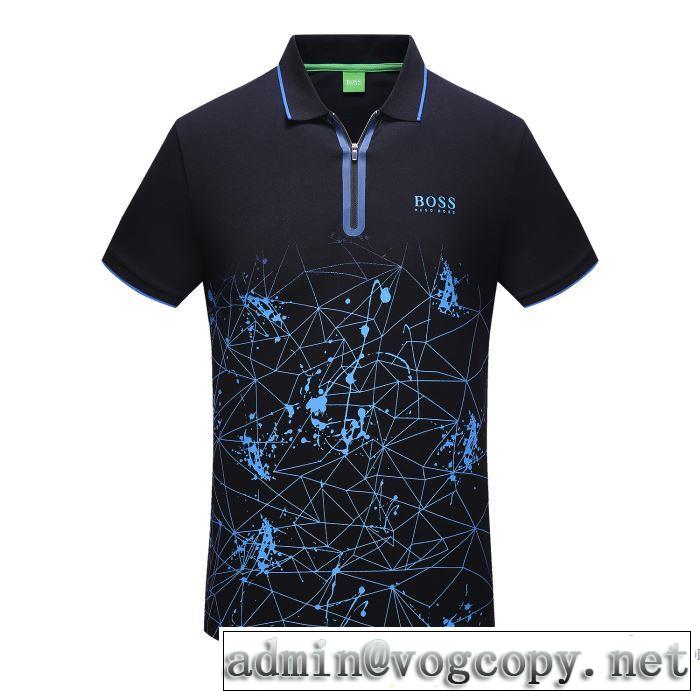 3色可選 肌に馴染みやすい 2018春夏新作 ヒューゴボス HUGO BOSS 半袖Tシャツ 超お買い得