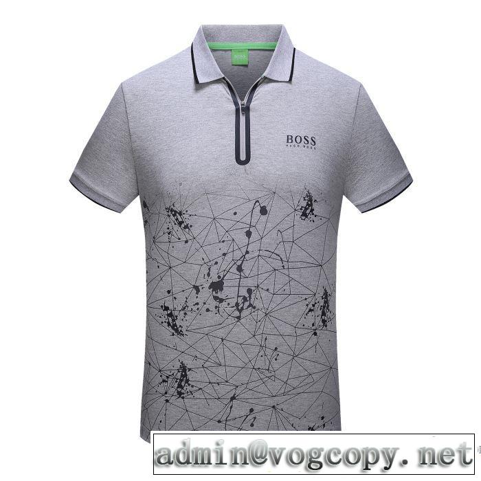 3色可選 肌に馴染みやすい 2018春夏新作 ヒューゴボス HUGO BOSS 半袖Tシャツ 超お買い得