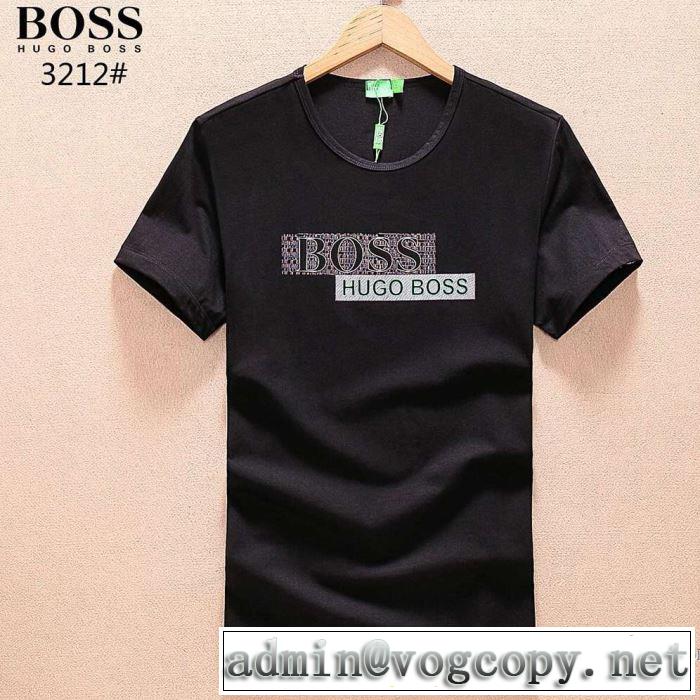 ヒューゴボス HUGO BOSS 吸汗性に優れ 半袖Tシャツ 3色可選 2018春夏新作 最安値！