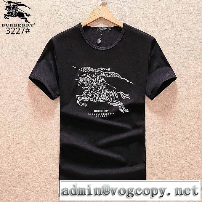 3色可選 肌に馴染みやすい 2018春夏新作 半袖Tシャツ バーバリー BURBERRY 贈り物にも◎