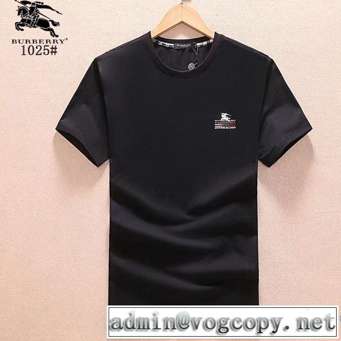 流行の注目ブランド 2018春夏新作 半袖Tシャツ バーバリー BURBERRY 3色可選 柔らかい手触り