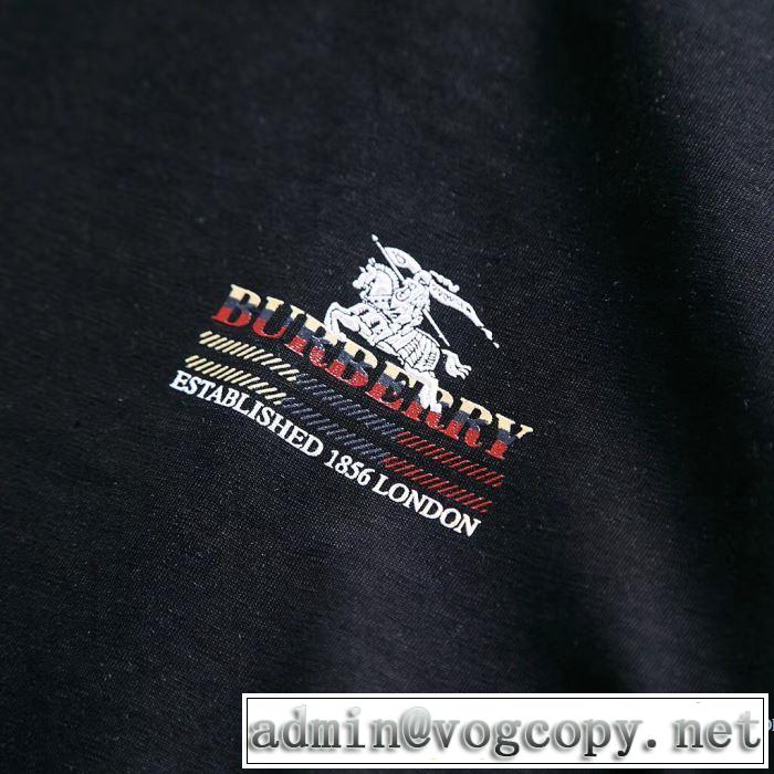 流行の注目ブランド 2018春夏新作 半袖Tシャツ バーバリー BURBERRY 3色可選 柔らかい手触り