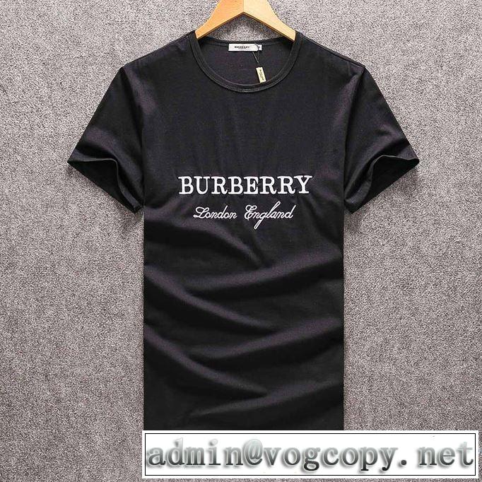 海外限定アイテム 半袖Tシャツ バーバリー BURBERRY 3色可選 2018春夏新作