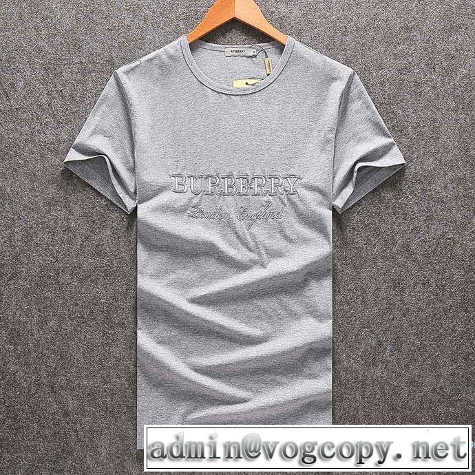 海外限定アイテム 半袖Tシャツ バーバリー BURBERRY 3色可選 2018春夏新作