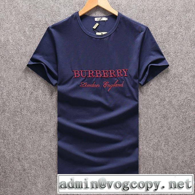 海外限定アイテム 半袖Tシャツ バーバリー BURBERRY 3色可選 2018春夏新作