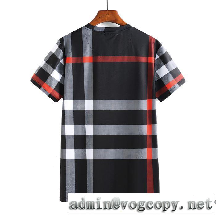 3色可選 収縮性のある 2018春夏新作 半袖Tシャツ バーバリー BURBERRY 大人気ブランド