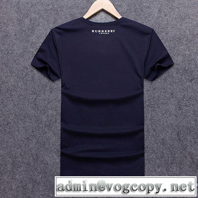 SALE品追加 2018春夏新作 3色可選 乾きやすい 半袖Tシャツ バーバリー BURBERRY