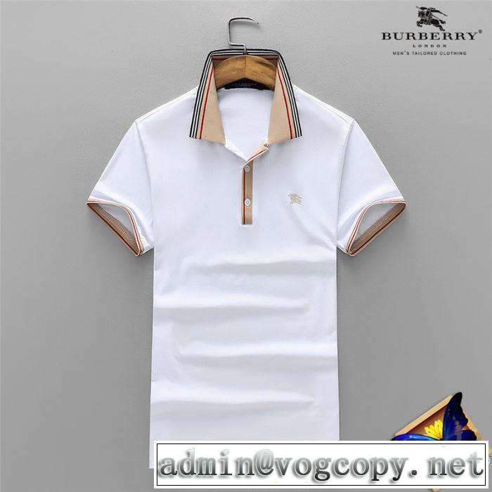 2018春夏新作 半袖Tシャツ しわになりにくい バーバリー BURBERRY 2色可選 今年人気定番