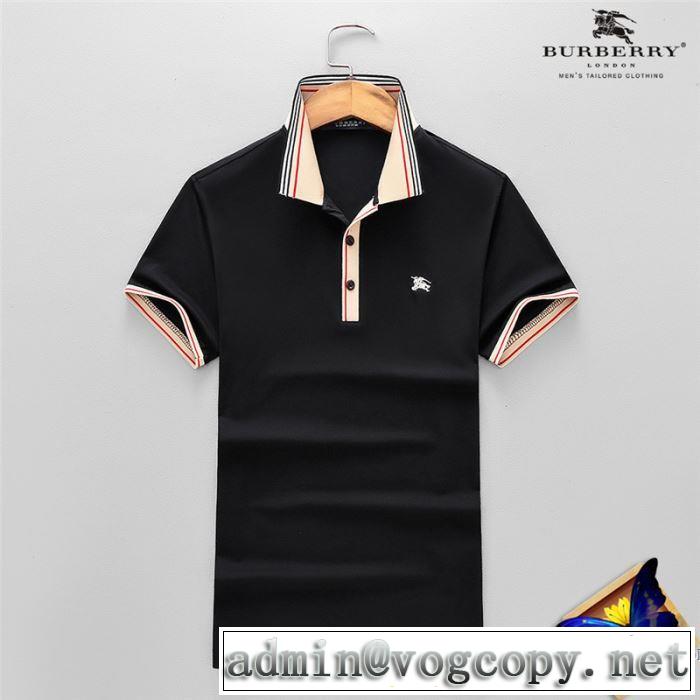 2018春夏新作 半袖Tシャツ しわになりにくい バーバリー BURBERRY 2色可選 今年人気定番