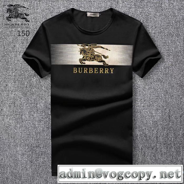  バーバリー BURBERRY 3色可選 人気デザインで欲しい クールビズ 2018春夏新作 半袖Tシャツ