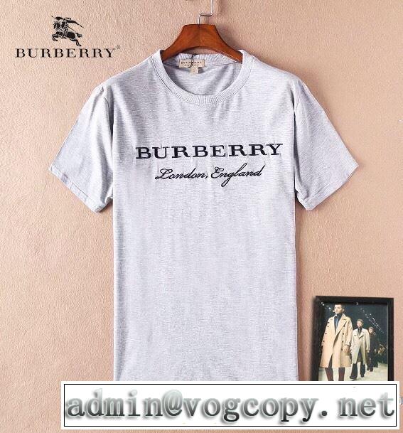 半袖Tシャツ バーバリー BURBERRY 4色可選 柔らかい手触り 2018春夏新作 欧米韓流