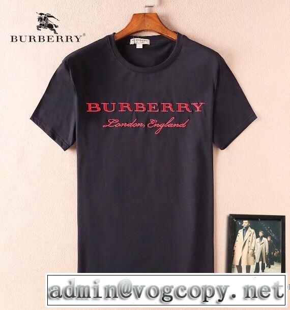 半袖Tシャツ バーバリー BURBERRY 4色可選 柔らかい手触り 2018春夏新作 欧米韓流