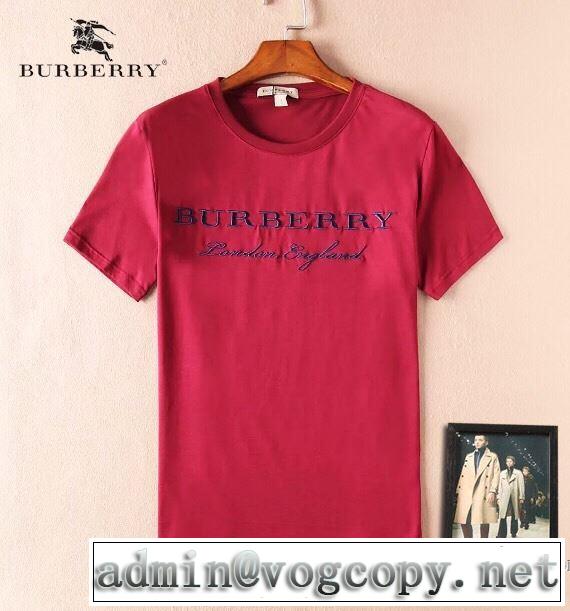 半袖Tシャツ バーバリー BURBERRY 4色可選 柔らかい手触り 2018春夏新作 欧米韓流