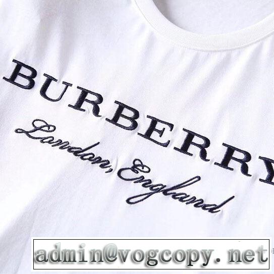 半袖Tシャツ バーバリー BURBERRY 4色可選 柔らかい手触り 2018春夏新作 欧米韓流