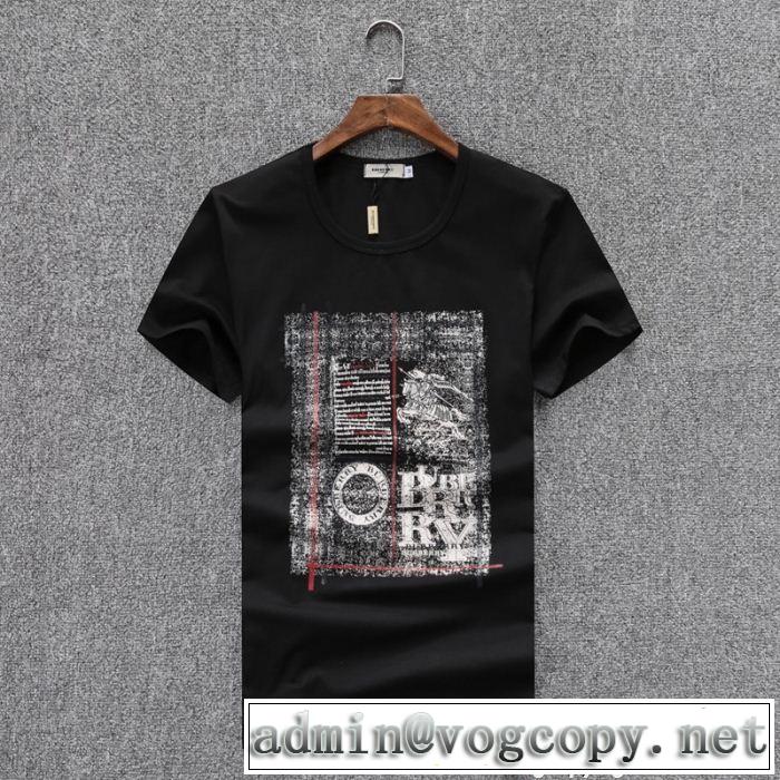 3色可選 2018夏の定番新品到来! バーバリー BURBERRY 半袖Tシャツ 超人気美品