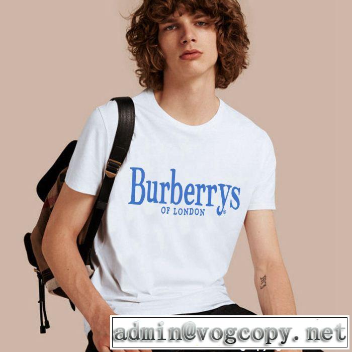 2018年人気満々のブランド 流行の注目ブランド バーバリー BURBERRY 半袖Tシャツ