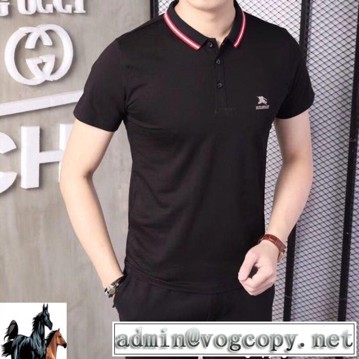  バーバリー BURBERRY 3色可選 美品*入手困難 半袖Tシャツ 2018新品入荷