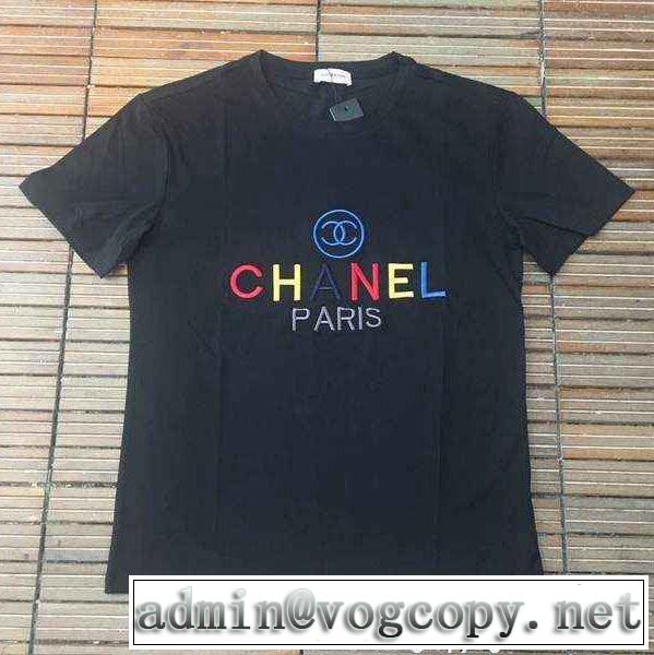  2018新品入荷 2色可選 CH CH 人気急上昇中 半袖Tシャツ 希少価値大