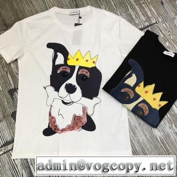 ドルチェ＆ガッバーナ Dolce&Gabbana カジュアル 2018春夏新作 高品質 人気 半袖Tシャツ 2色可選