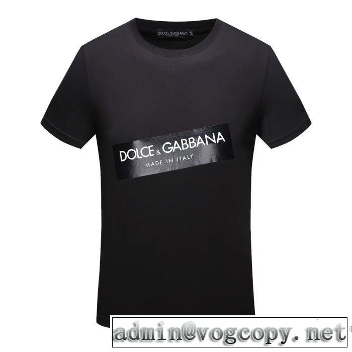 ドルチェ＆ガッバーナ Dolce&Gabbana カジュアル 2018春夏新作 半袖Tシャツ 3色可選 在庫を確保