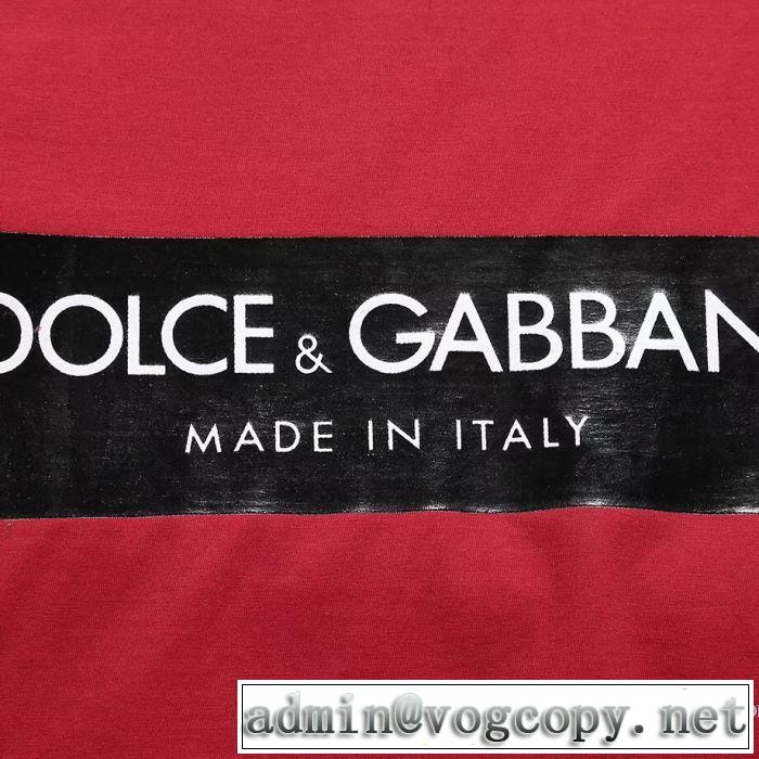 ドルチェ＆ガッバーナ Dolce&Gabbana カジュアル 2018春夏新作 半袖Tシャツ 3色可選 在庫を確保