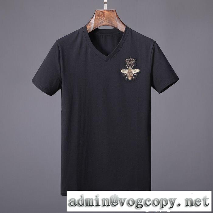 目前の注目ブランド ドルチェ＆ガッバーナ Dolce&Gabbana 半袖Tシャツ 2色可選 2018【SALE！】