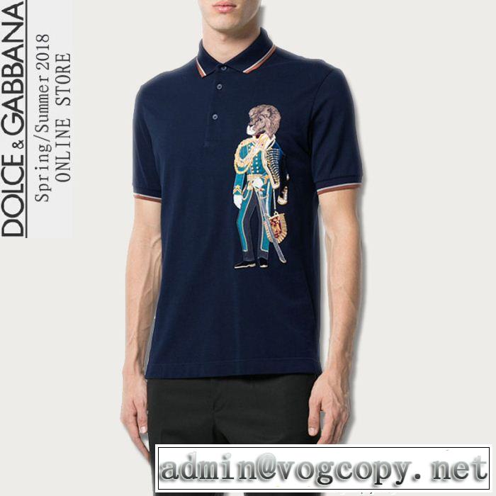 半額以下セール ドルチェ＆ガッバーナ Dolce&Gabbana 2018年春夏シーズン 半袖Tシャツ 3色可選