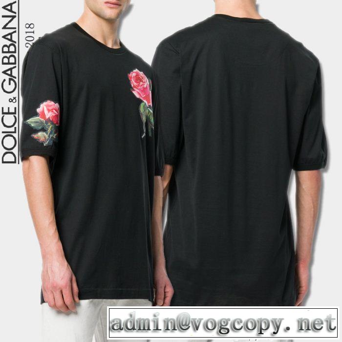 主役級のアイテム 半袖Tシャツ ドルチェ＆ガッバーナ Dolce&Gabbana 18ＳＳ美品 2色可選