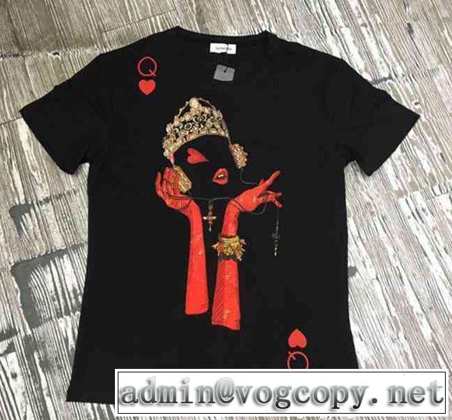 2018【SALE！】 ドルチェ＆ガッバーナ 2色可選 流行の注目ブランド Dolce&Gabbana 半袖Tシャツ