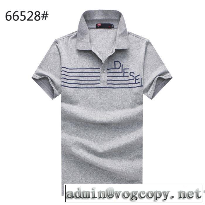 2018春夏新作 クールビズ 半袖Tシャツ 4色可選 すっかり定番化 ディーゼル DIESEL