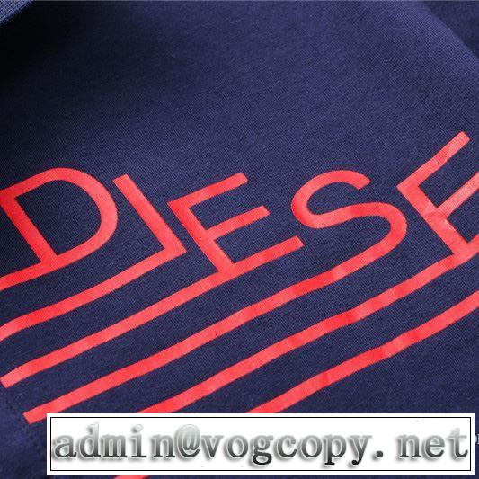 2018春夏新作 クールビズ 半袖Tシャツ 4色可選 すっかり定番化 ディーゼル DIESEL