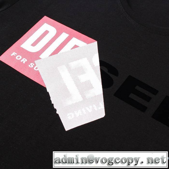 半袖Tシャツ 4色可選 ディーゼル DIESEL 柔らかい手触り 2018春夏新作 大人キレイめ