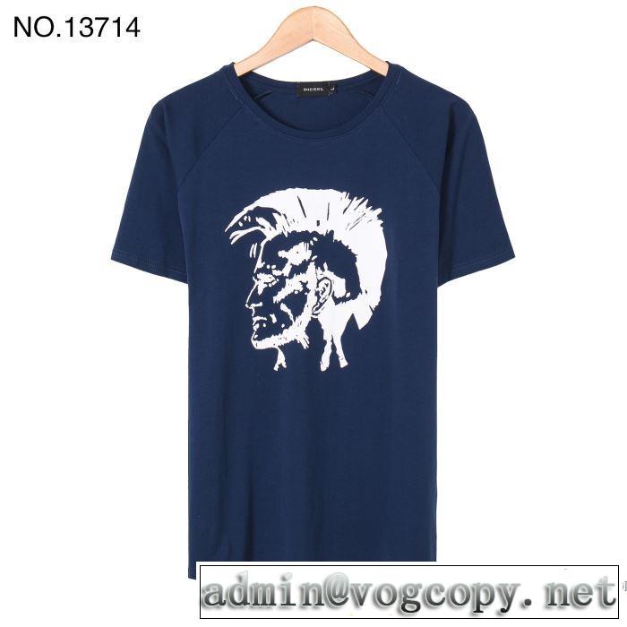 吸汗性に優れ ディーゼル DIESEL 2018春夏新作 半袖Tシャツ 4色可選 再入荷！