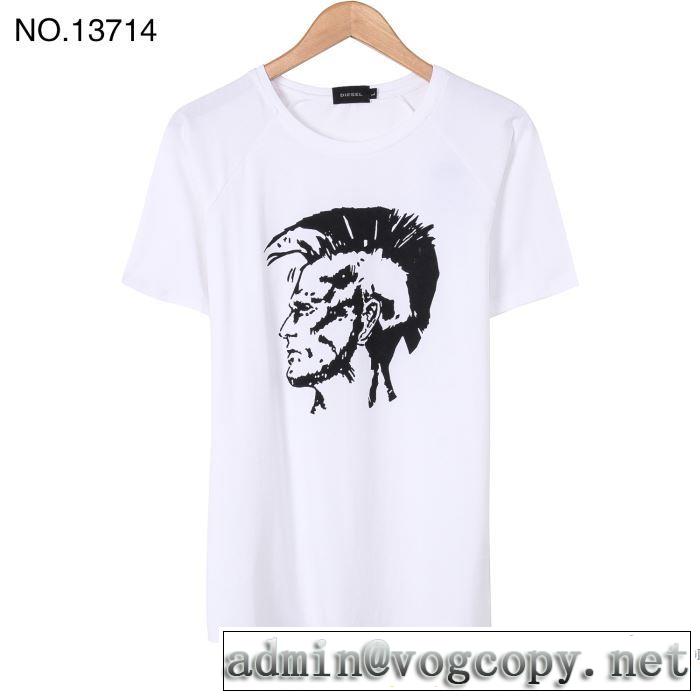 吸汗性に優れ ディーゼル DIESEL 2018春夏新作 半袖Tシャツ 4色可選 再入荷！